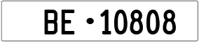 Truck License Plate